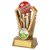 Stumps Red Ball Cricket Trophy | 125mm | G7 - RS877