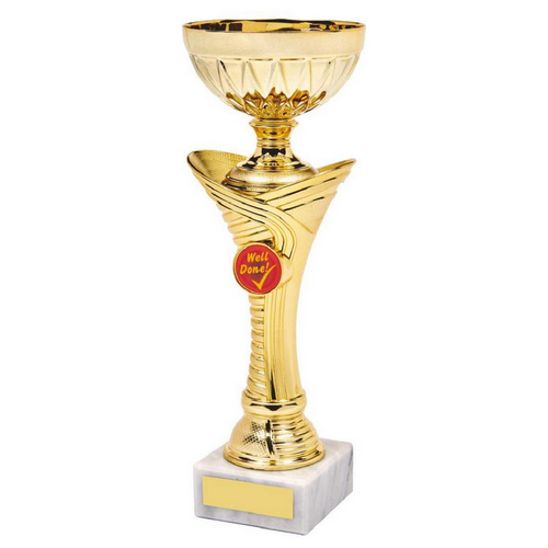 Arches Gold Trophy Cup | Metal Bowl | 250mm | G7