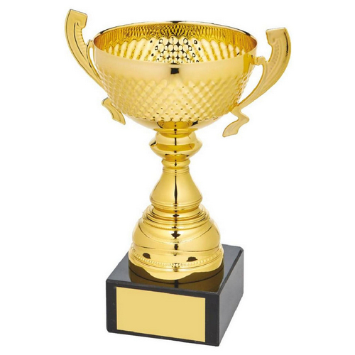 Marquise Gold Presentation Trophy Cup with Handles | Metal Bowl | 175mm | G24