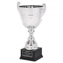 Collosus Silver Presentation Trophy Cup with Handles | Metal Bowl | 510mm | B60