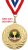 Sports Day Medal - Includes Ribbon - Printed Back - D111G.SDRP