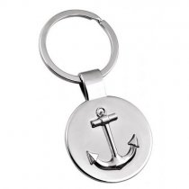 Life's Anchor Key Chain | Silver Plate