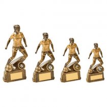 Swerve Action Football Trophy | Female | 150mm | G7