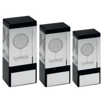 Glacier Crystal Golf Trophy | 140mm |