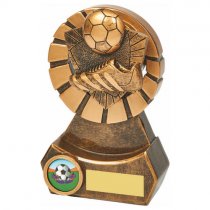 Segments Boot & Ball Football Trophy | 140mm | G6
