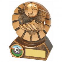 Segments Boot & Ball Football Trophy | 120mm | G6