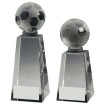Crystal Football Column Trophy | 160mm | S24