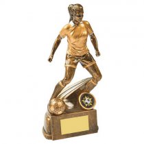 Swerve Action Football Trophy | Female | 220mm | G24