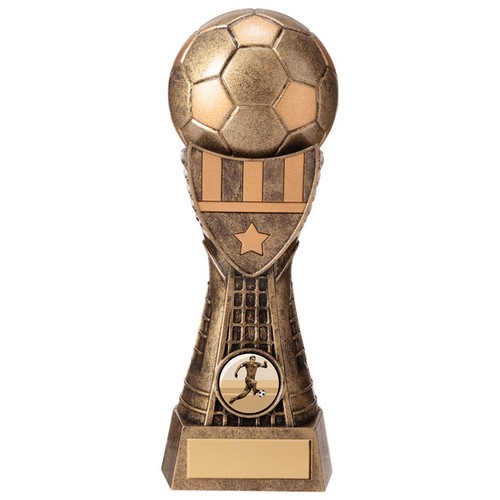 Valiant Football Heavyweight Trophy | Classic Gold | 205mm | G7