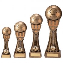 Valiant Football Heavyweight Trophy | Classic Gold | 205mm | G7