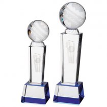 Tribute Cricket Crystal Trophy | 180mm | G5