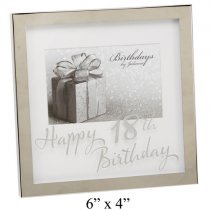 Photoframe | 18th Birthday | 6 x 4″ | Mirror Print