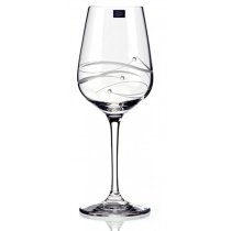 Diamante Spiral Wine Glasses | Silklined Box of 2