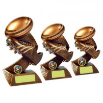 Streets Rugby Boot & Ball Trophy | 250mm | G28