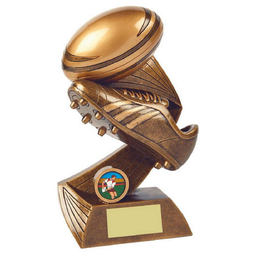 Streets Rugby Boot & Ball Trophy | 210mm | G24