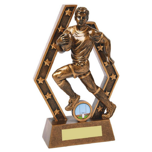 Star Rugby Player Trophy | 215mm | G49