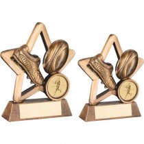 Rugby Mini Star Trophy | 95mm |