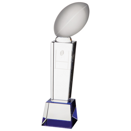 Tribute Rugby Crystal Trophy | 230mm | G5