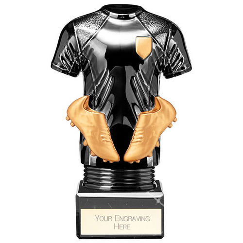 Black Viper Legend Football Strip Trophy | 145mm | S7