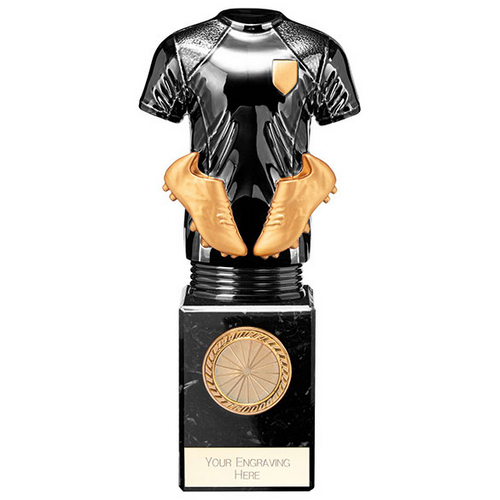 Black Viper Legend Football Strip Trophy | 185mm | S7