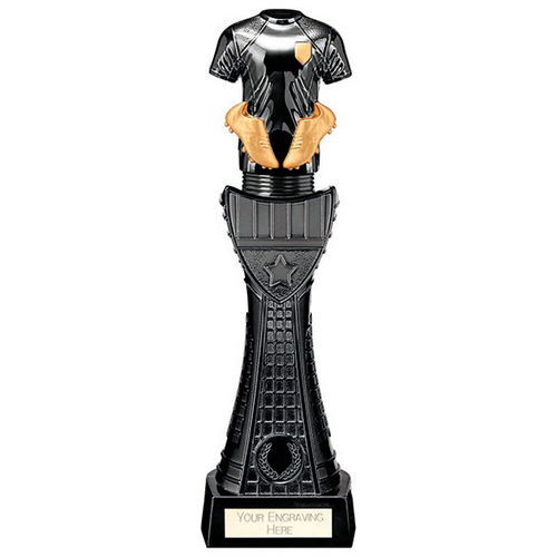Black Viper Tower Football Strip Trophy | 295mm | G24