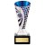 Defender Football Trophy Cup | Silver & Blue | 150mm | S24 - TR20510B