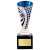 Defender Football Trophy Cup | Silver & Blue | 170mm | E4294B - TR20510C