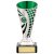 Defender Football Trophy Cup | Silver & Green | 140mm | S7 - TR20511A