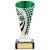 Defender Football Trophy Cup | Silver & Green | 140mm | S7 - TR20511A