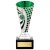 Defender Football Trophy Cup | Silver & Green | 150mm | S24 - TR20511B