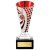 Defender Football Trophy Cup | Silver & Red | 150mm | S24 - TR20512B