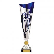 Champions Football Cup | Silver & Blue | 325mm | S9