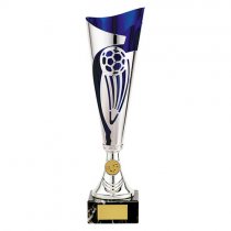 Champions Football Cup | Silver & Blue | 360mm | S25