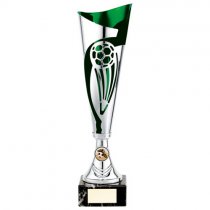 Champions Football Cup | Silver & Green | 360mm | S25