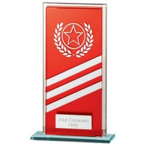 Talisman Mirror Glass Trophy | Red-Silver | 160mm | S24