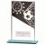 Mustang Football Jade Glass Trophy | 140mm |  - CR22205D