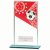 Mustang Football Red Jade Glass Trophy | 160mm |  - CR22288E