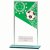 Mustang Football Green Jade Glass Trophy | 160mm |  - CR22290E