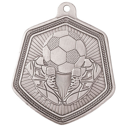 Falcon Football Medal | 65mm | Silver