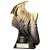Power Boot Heavyweight Rugby Trophy | Gold to Black | 160mm | G5 - PA22533A