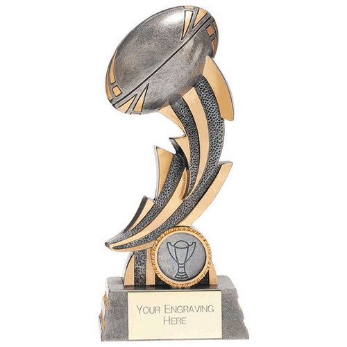 Thunderbolt Rugby | Antique Silver | 175mm | G24