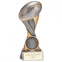 Revolution Rugby Resin Trophy Silver | 125mm | G5