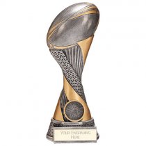 Revolution Rugby Resin Trophy Silver | 200mm | G9
