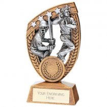 Patriot Cricket Resin Trophy Plaque | 120mm | G6