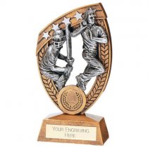 Patriot Cricket Resin Trophy Plaque | 160mm | G9