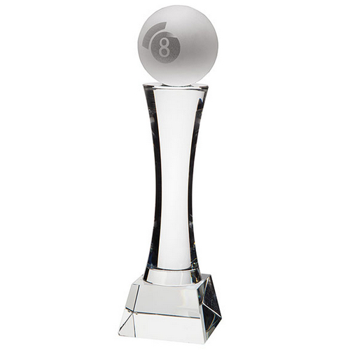 Quantum Pool Crystal Trophy | 240mm | G25
