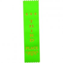 Recognition 3rd Place Ribbon | Green | 200x50mm