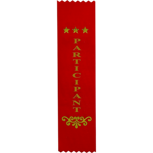 Recognition Participant Ribbon | Red | 200x50mm