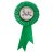 Tribute Mini Rosette | Green | 90mm - RO8171