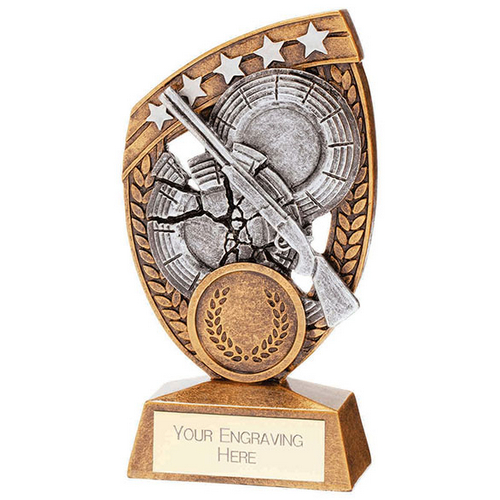 Patriot Clay Pigeon Resin Trophy Plaque | 120mm | G6